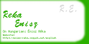 reka enisz business card